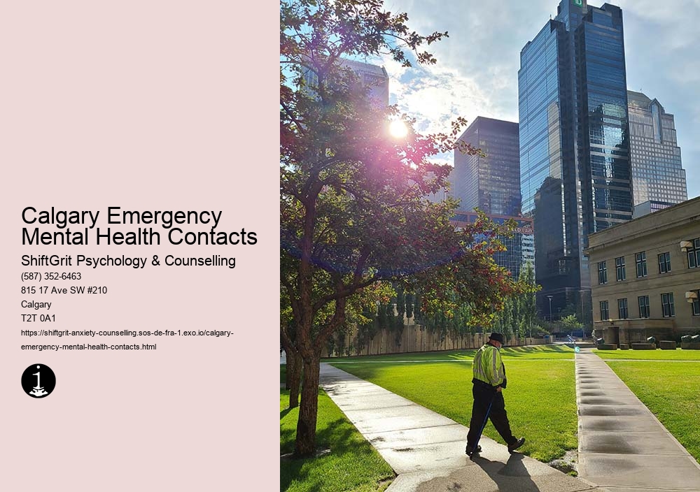 Calgary Emergency Mental Health Contacts