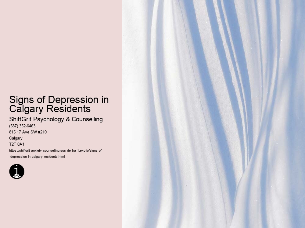 Signs of Depression in Calgary Residents